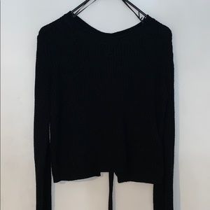 Knitted Black Sweater